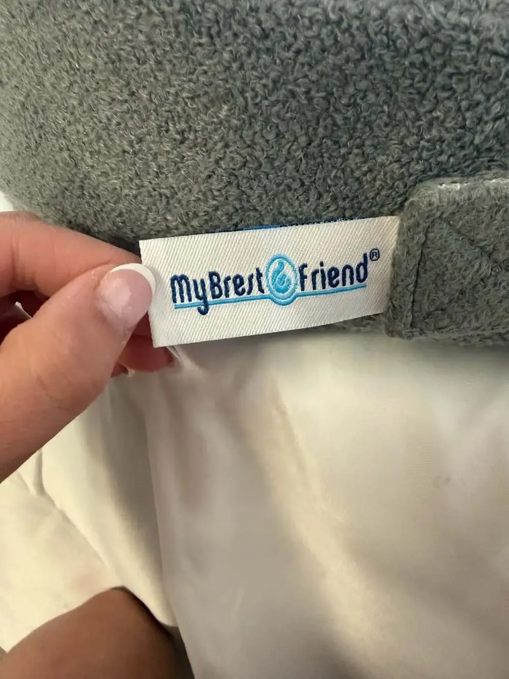 My Brest Friend Super Deluxe Nursing Pillow Charcoal Grey